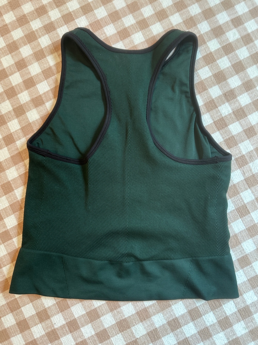 Abercrombie YPB Dark Green Ribbed Tank Top - XL - Picture 3 of 3